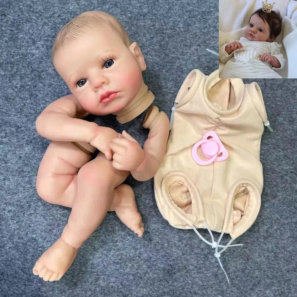 20Inch Bebe Reborn Dolls Laura 3D Painted Skin Realistic Baby