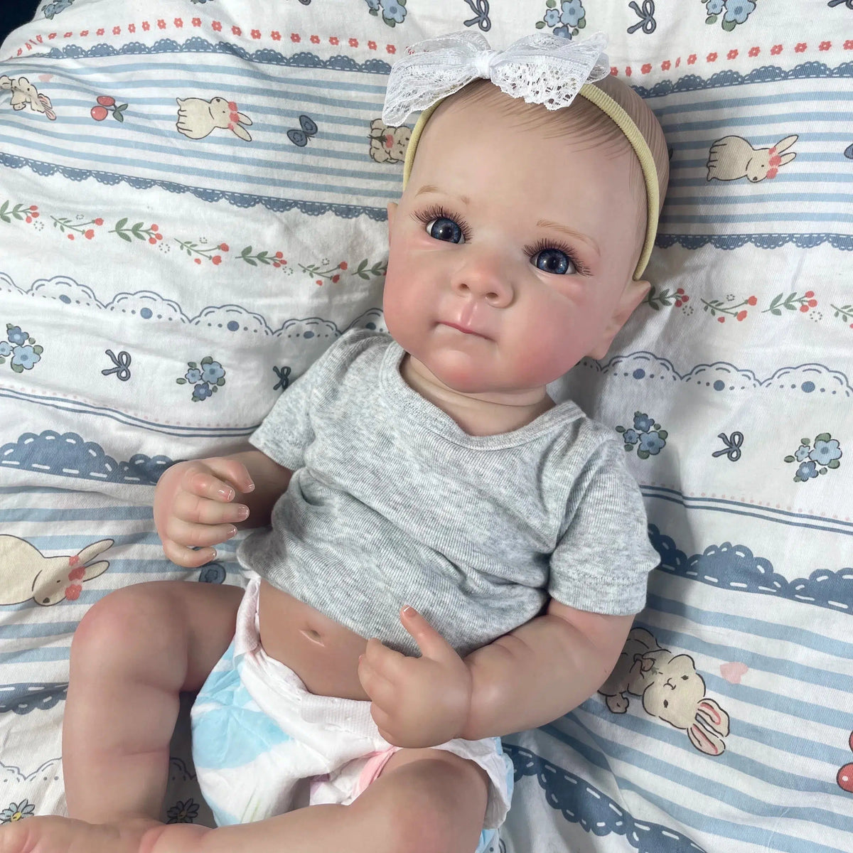 18 Inch Bettie Full Body Soft Silicone Vinyl Girl Reborn Baby Doll With Painted Lifelike Hair Bebe Reborn Toys-Maternity Miracles - Mom & Baby Gifts