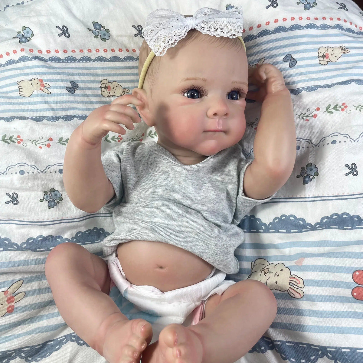 18 Inch Bettie Full Body Soft Silicone Vinyl Girl Reborn Baby Doll With Painted Lifelike Hair Bebe Reborn Toys-Maternity Miracles - Mom & Baby Gifts