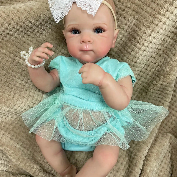 18 Inch Full Body Silicone Vinyl Reborn Bettie Girl Washable Reborn Baby Doll Adorable Bebe Reborn Toys Birthday Christmas Gift-Maternity Miracles - Mom & Baby Gifts