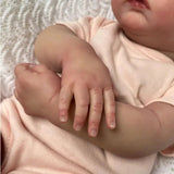 NPK 18inch Reborn Baby Doll Meadow Soft Body 100% handmade 3D Skin with Visbile Veins Collectible Art Doll Christmas Gift-Maternity Miracles - Mom & Baby Gifts