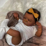 48CM African American Reborn Baby Doll Romy Premature Baby Finished Newborn Dark Skin Black Girl Best Christmas Gift For Kids-Maternity Miracles - Mom & Baby Gifts