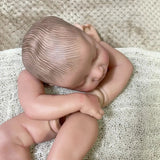 19inch Already Painted Reborn Doll Parts Levi Unassembled Lifelike Baby 3D Painting with Visible Veins Cloth Body Included-Maternity Miracles - Mom & Baby Gifts