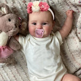 50CM Adorable Reborn Baby Doll Maddie Hand-Detailed Painted with Visible Veins Lifelike 3D Painted Skin Tone Christmas Toy Gift-Maternity Miracles - Mom & Baby Gifts