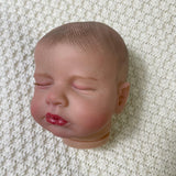 20 Inch Reborn LouLou 3D Skin Painted Kit With Rooted Eyelashes and Cloth Body Unassembled Reborn Baby Doll Parts DIY Molds-Maternity Miracles - Mom & Baby Gifts