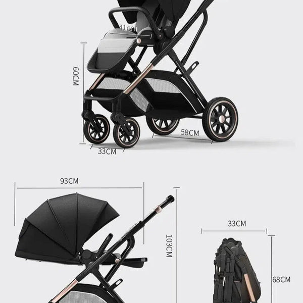 2025 Urban Lightweight Stroller - Compact Fold Design-Maternity Miracles - Mom & Baby Gifts