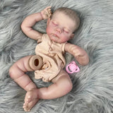 21 Inch Already Painted Reborn Baby Kit Eric/Erica With Eyelashes 3D Painted Skin Unassembled DIY Handmade Vinyl Doll Parts-Maternity Miracles - Mom & Baby Gifts