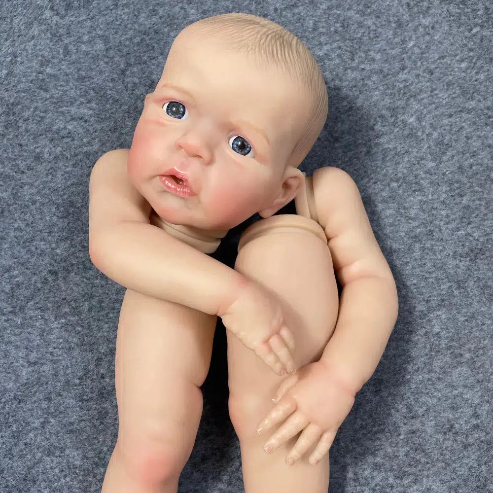 24-25Inch Already Painted Reborn Doll Kit Sandie Large Baby 3D Skin Visible Veins DIY Collectible Art Doll Unassembled Parts Toy-Maternity Miracles - Mom & Baby Gifts