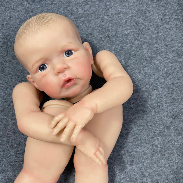 24-25Inch Already Painted Reborn Doll Kit Sandie Large Baby 3D Skin Visible Veins DIY Collectible Art Doll Unassembled Parts Toy-Maternity Miracles - Mom & Baby Gifts