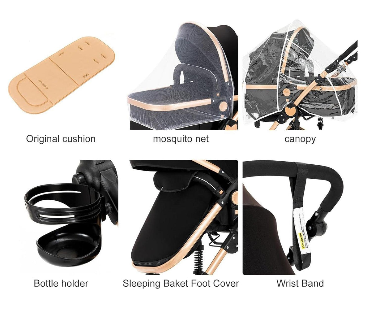 Luxury 3-in-1 Baby Stroller-Maternity Miracles - Mom & Baby Gifts