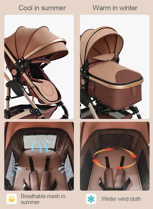 Three in outlet one baby stroller