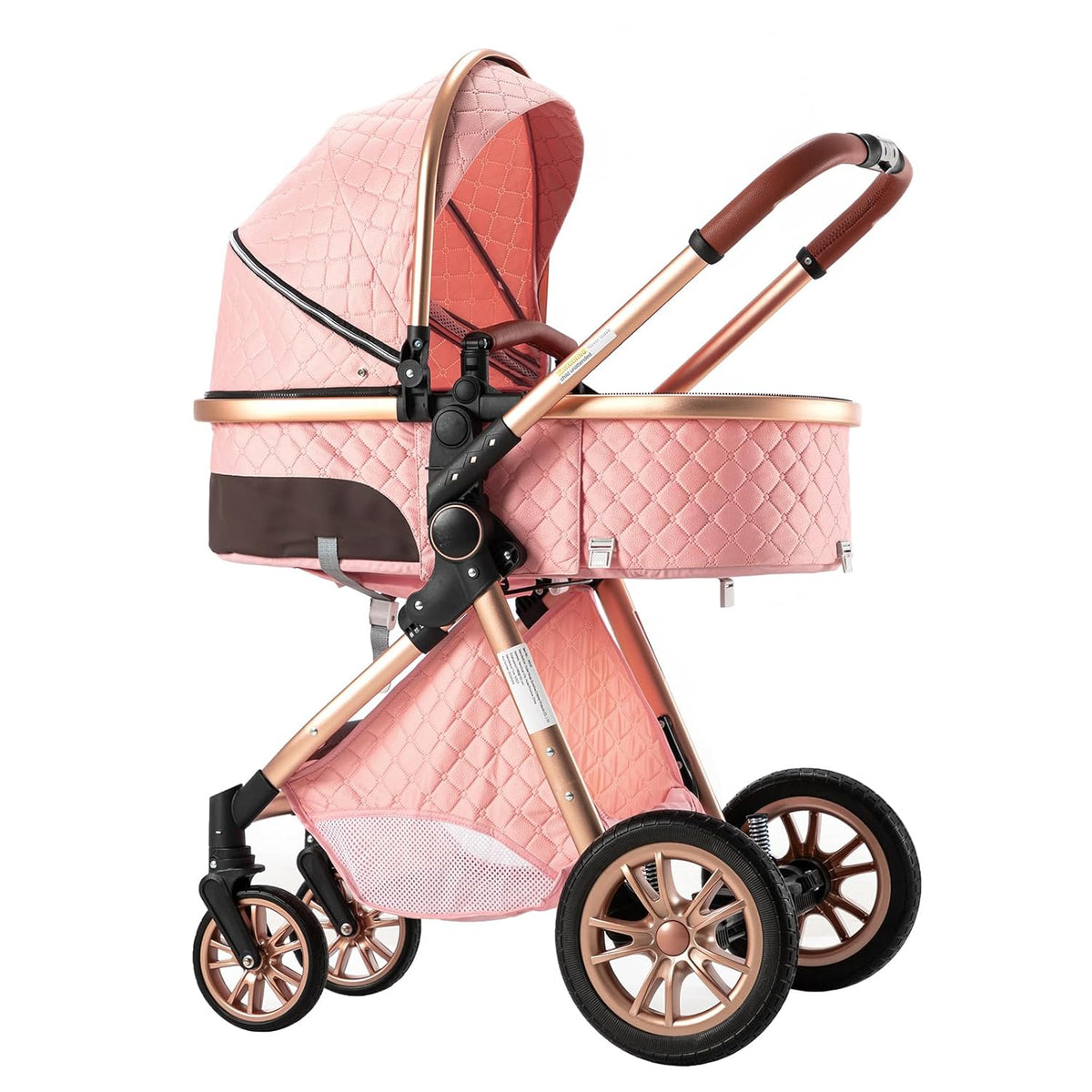 Perfect Pink Premium 3-in-1 Baby Stroller-Maternity Miracles - Mom & Baby Gifts