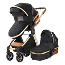  Majestic Black & Gold 2-in-1 Baby Stroller