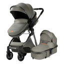  Divine Dark Grey 2-in-1 Baby Stroller