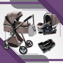  Deep Dark Chocolate 3-in-1 Travel System (ISOFIX BASE INCLUDED)