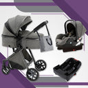  Divine Dark Grey 3-in-1 Travel System (ISOFIX BASE INCLUDED)