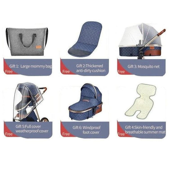 Premium 3-in-1 Baby Stroller-Maternity Miracles - Mom & Baby Gifts