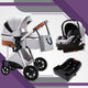  Marvelous Light Grey 3-in-1 Travel System (ISOFIX BASE INCLUDED)