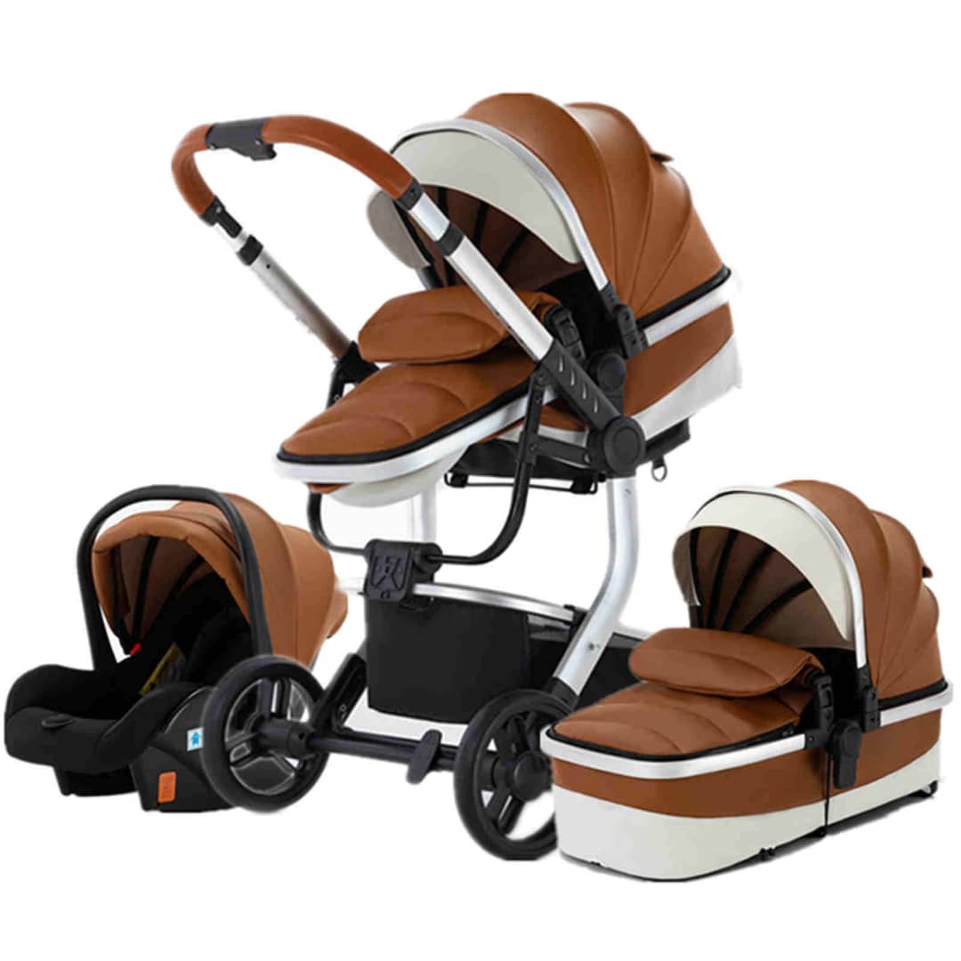 Leather stroller outlet and carseat