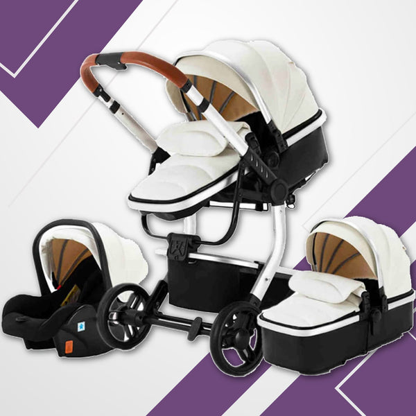 Upgraded Luxury 3-in-1 Baby Stroller-Maternity Miracles - Mom & Baby Gifts